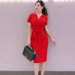 ĐẦM BODY CỘT NƠ EO