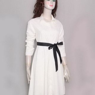 ĐẦM XÒE CỘT NƠ EO TAY LỠ MS 2113