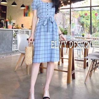 ĐÀM CARO PHỐI NÚT CỘT EO