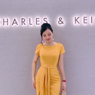 ĐẦM ĐUÔI CÁ KÈM DÂY THẮT EO