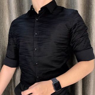 SƠMI LỤA TRƠN THANH LỊCH