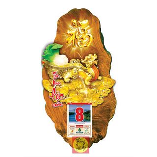 LỊCH GỖ PHONG THỦY 2019