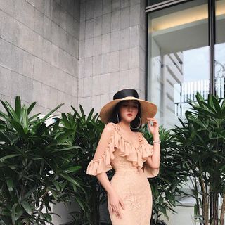 ĐẦM BODY ĐUÔI CÁ CỔ BÈO