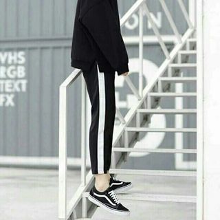baggy pant quần baggy pant 1 sọc basic