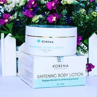 kem dưỡng trắng da toàn thân whitening body lotion korena