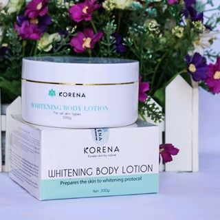 kem dưỡng trắng da toàn thân whitening body lotion korena