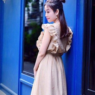 MAXI THÊU HOA TAY CÁNH TIÊN