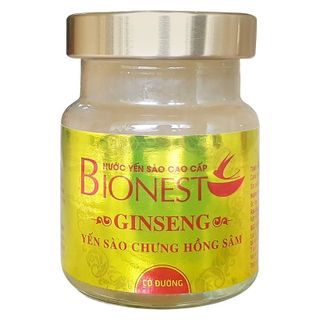 Yến sào Bionest Ginseng hồng sâm - hộp quà tặng 6lọ