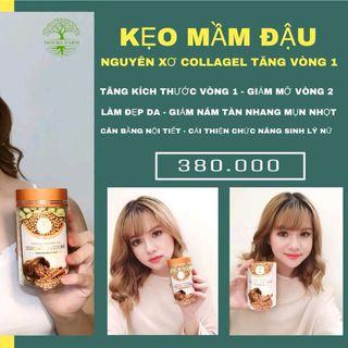 KẸO MẦM ĐẬU COLLAGEN TĂNG VÒNG 1