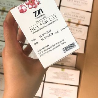 Trà giảm cân HOA SÂM ĐẤT phiên bản mới nhất hộp 20 gói