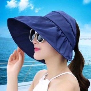 Mũ chống nắng rộng vành gấp gọn