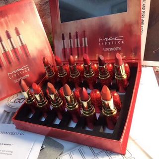 set son 12 cây lipstick silky