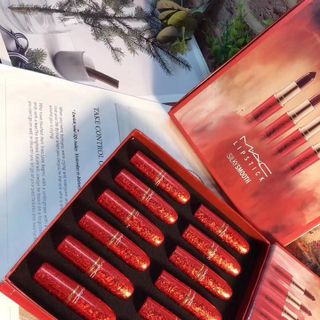 set son 12 cây lipstick silky