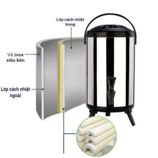 Bình ủ trà giử nhiệt inox 12 lít