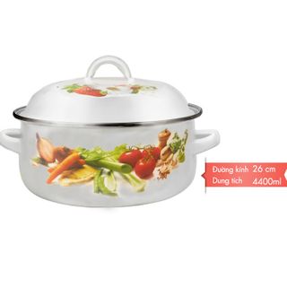 Bộ nồi 5 cái tráng men NM02