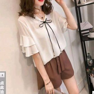 Áo kiểu nữ cột nơ