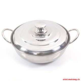 Nồi lẩu nắp inox size 24