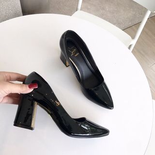 giày cao gót vuông công sở