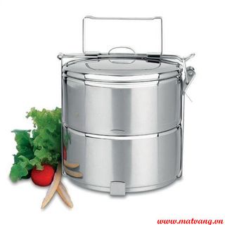 Camen inox 2 ngăn giá sỉ