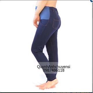 Quần lengging bầu giả jean bao chất đẹp