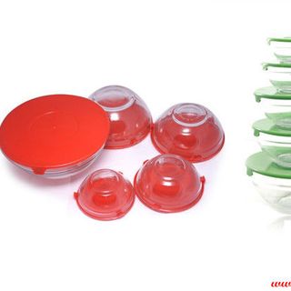 Bộ thố thủy tinh 5 cái không hoa văn