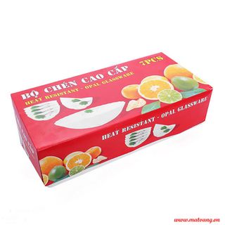 Bộ tô chén opal 7 cái