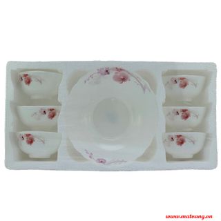 Bộ tô chén opal 7 cái