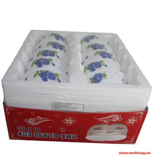 Bộ chén opal 10 cái