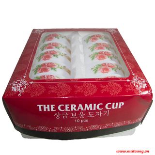 Bộ chén opal 10 cái