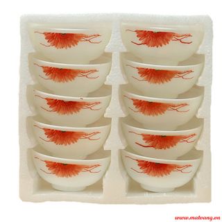 Bộ chén opal 10 cái