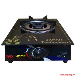 Bếp gas đơn mặt kính MAXI HOME