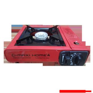 Bếp gas mini MAXI HOME màu đỏ đậm