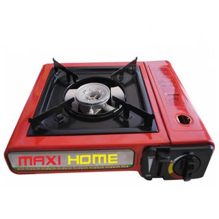 Bếp gas mini MAXI HOME màu đỏ đậm