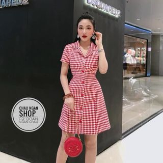ĐẦM CARO CỔ VEST