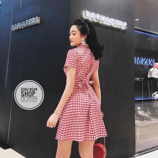 ĐẦM CARO CỔ VEST