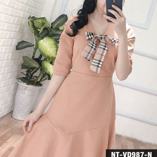 Đầm Đuôi Cá Phối Bubbery 987