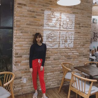 SET BỘ THỂ THAO QUẦN ĐỎ ÁO XANH ĐEN