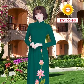 Vải Áo dài in 3d