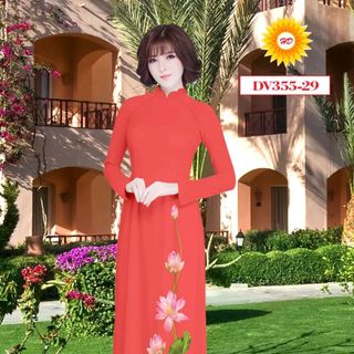 Vải Áo dài in 3d