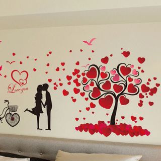 Decal Dán Tường Con Đường Tình Yêu