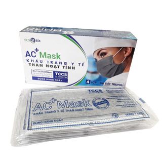 Khẩu trang than hoạt tính ACMask 4 lớp tiệt trùng ĐẠT chuẩn BỘ Y TẾ giá sỉ