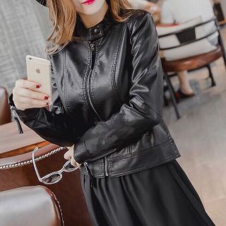 ÁO KHOÁC DA NỮ 2 LỚP PU