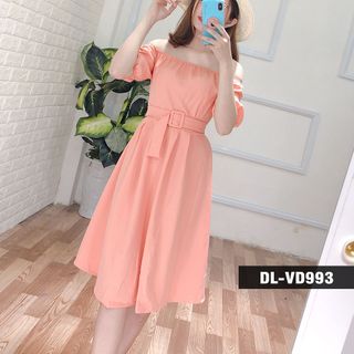 ĐẦM MAXI TRỄ VAI