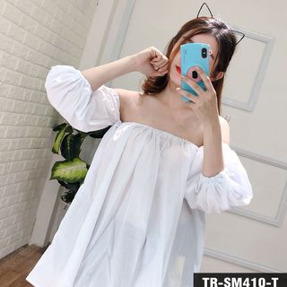 SƠ MI TRỄ VAI CỘT EO