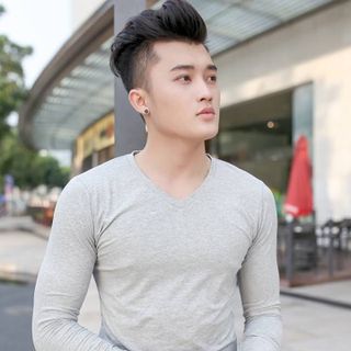 áo thun nam cổ tim cổ tròn giá từ 99k