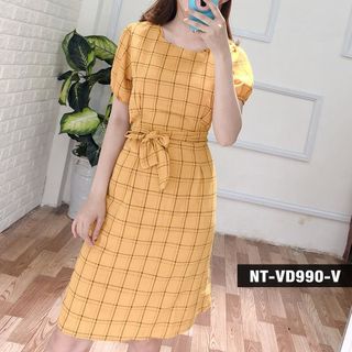 ĐẦM SỌC 2 DÂY EO