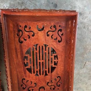 KHAY TRÀ RỒNG CHẦU GỖ HƯƠNG HÀNG VIP SIZE NHỠ 25X35
