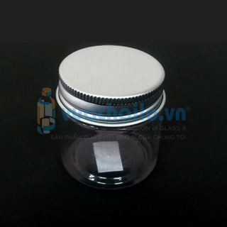 Hũ Nhựa Pet Nắp Nhôm 50ml