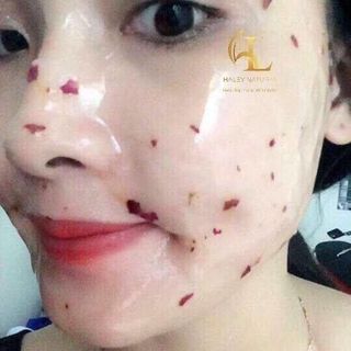 Bột mặt nạ collagen cánh hoa hồng tươi gói 100gr