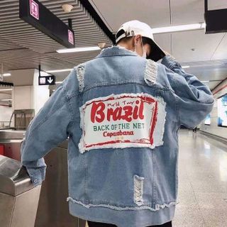 áo khoác jeans bò thời trang UniSex Nam